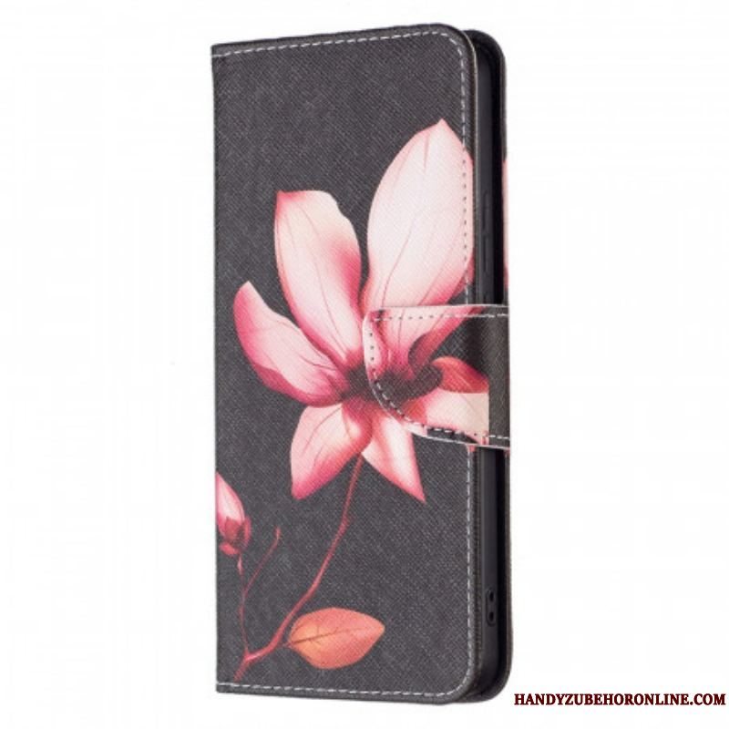 Flip Cover Xiaomi Redmi Note 11 Pro Plus 5G Lyserød Blomst