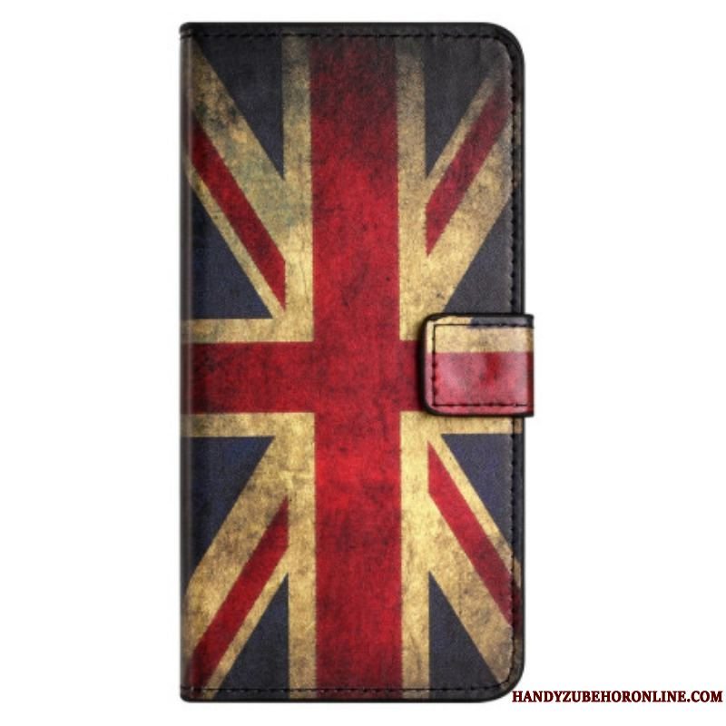 Flip Cover Xiaomi Redmi Note 12 4G Engelsk Flag