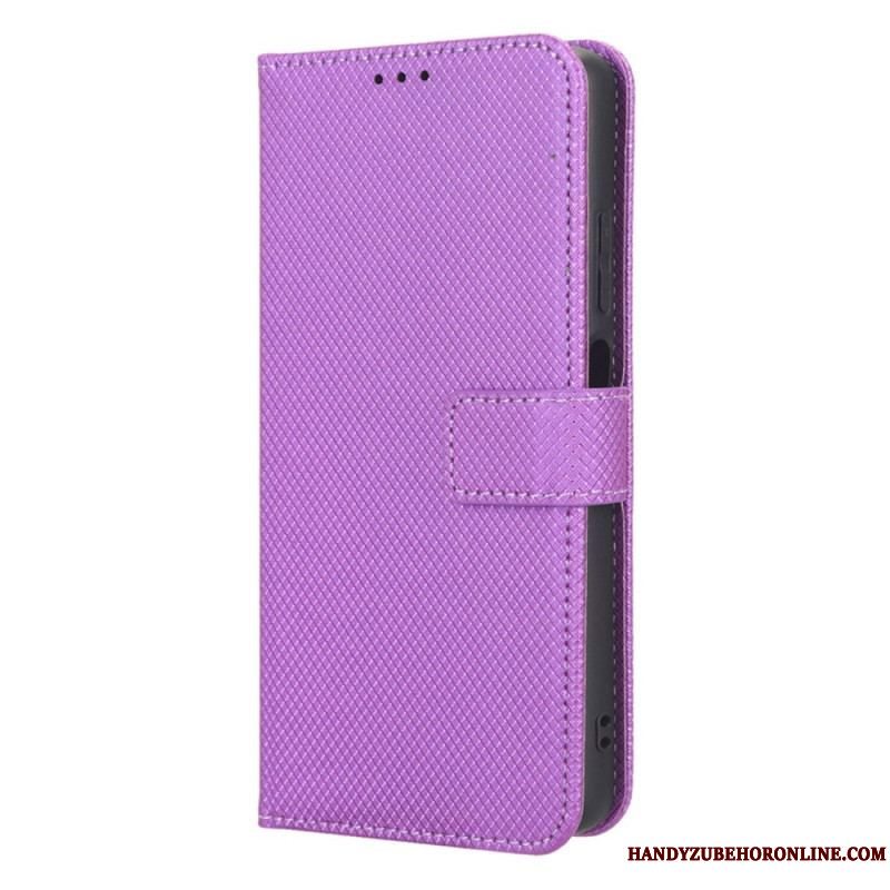 Flip Cover Xiaomi Redmi Note 12 Pro Plus Med Snor Stilfuldt Strappy Imiteret Læder