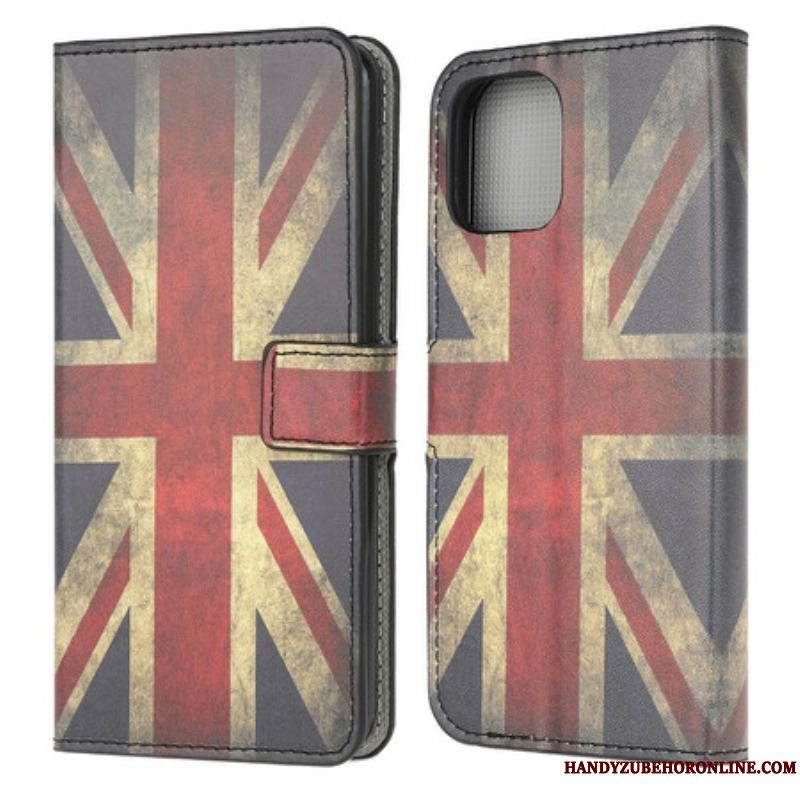 Flip Cover iPhone 13 Mini England Flag