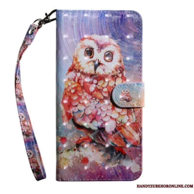Flip Cover iPhone 13 Mini Lysplet Germain The Owl