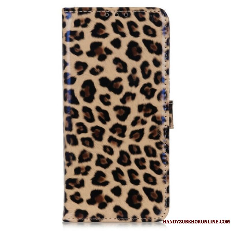 Flip Cover iPhone 13 Pro Max Almindelig Leopard