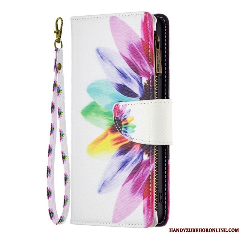 Flip Cover iPhone 14 Pro Punge Etui Blomster Tegnebog