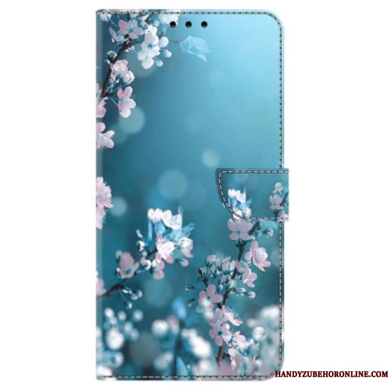 Flip Cover iPhone 15 Pro Blommeblomster