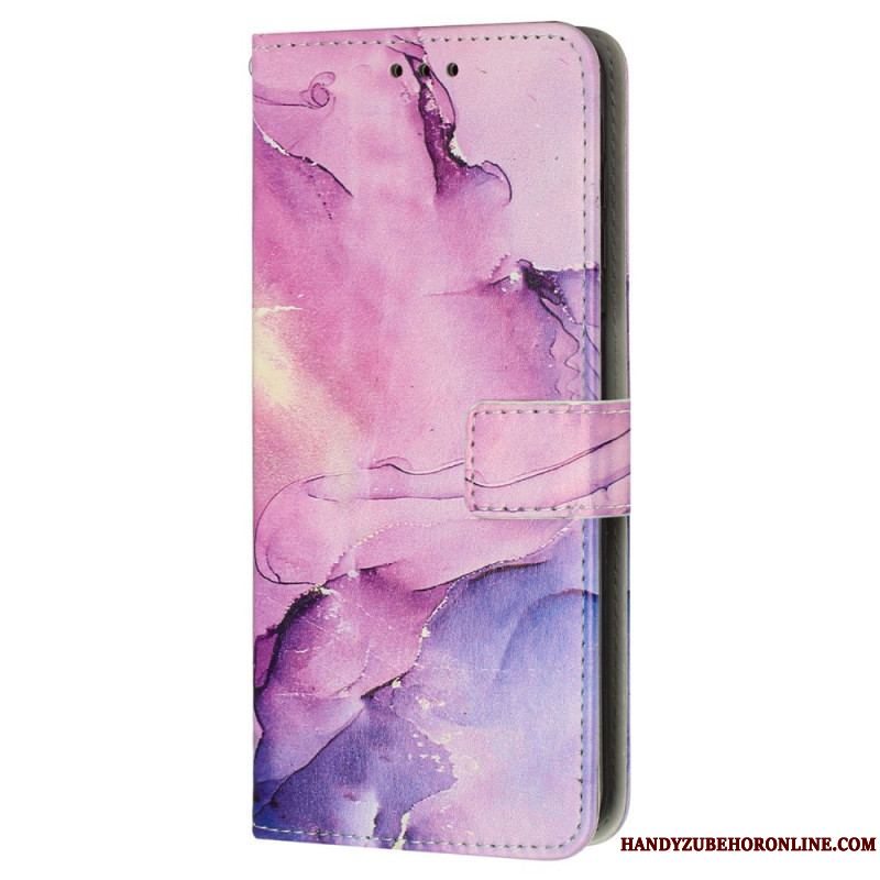 Flip Cover iPhone 15 Pro Max Marmoreret Stil