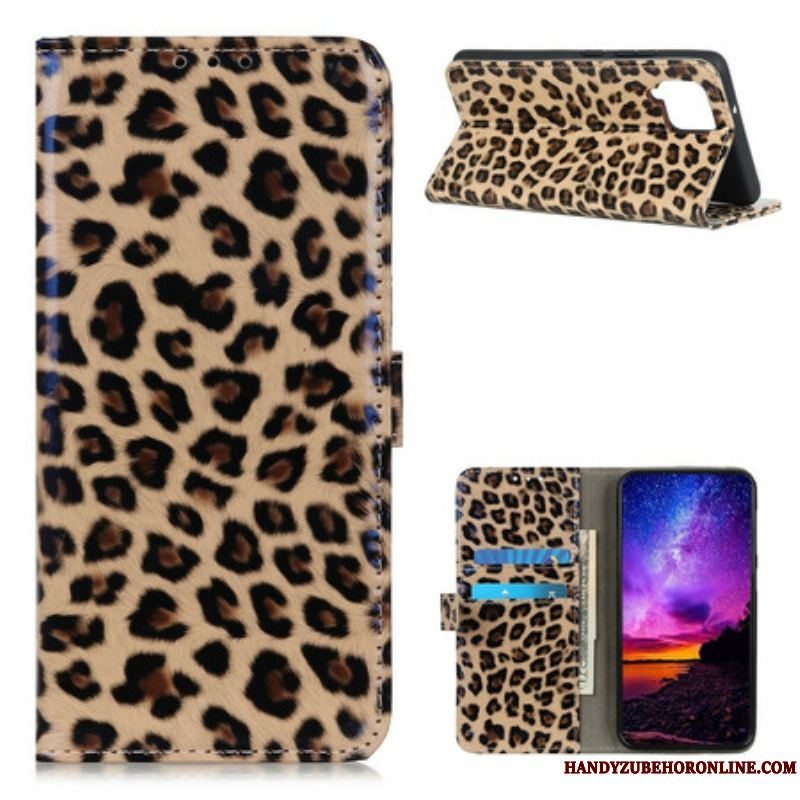 Læder Cover Samsung Galaxy A42 5G Leopard