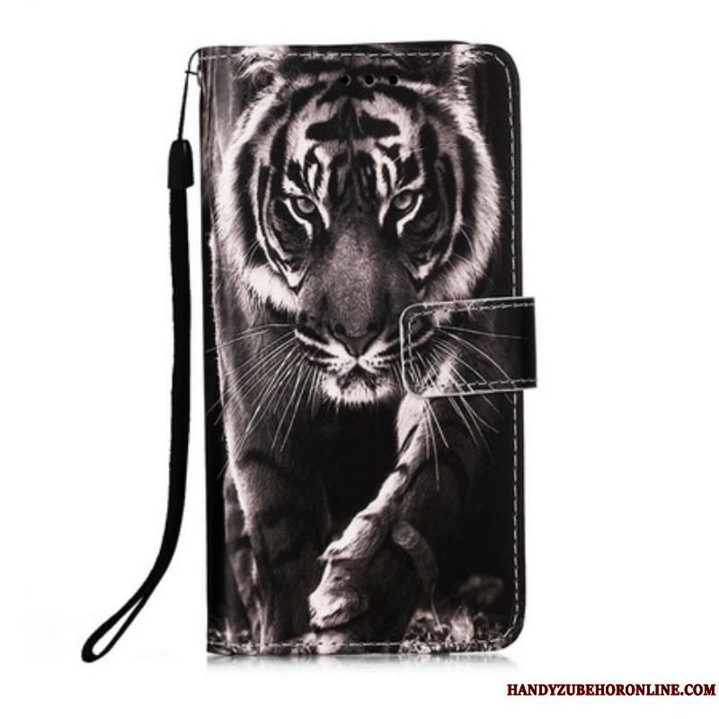 Læder Cover Samsung Galaxy A51 5G Nattiger