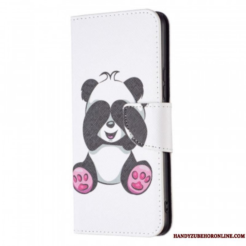 Læder Cover Samsung Galaxy A53 5G Panda Sjov