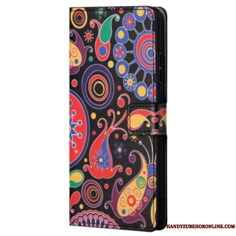 Læder Cover Samsung Galaxy S23 5G Paisley