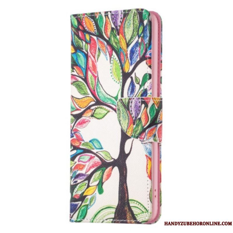 Læder Cover Xiaomi 13 Pro Akvarel Træ