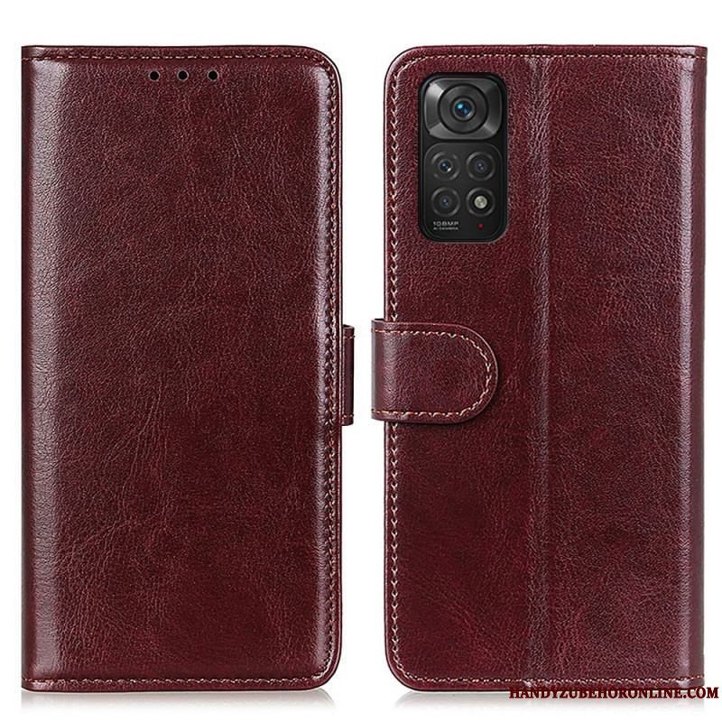 Læder Cover Xiaomi Redmi Note 11 / 11S Frossen Finesse