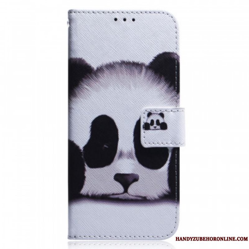 Læder Cover Xiaomi Redmi Note 11 Pro / 11 Pro 5G Panda Ansigt