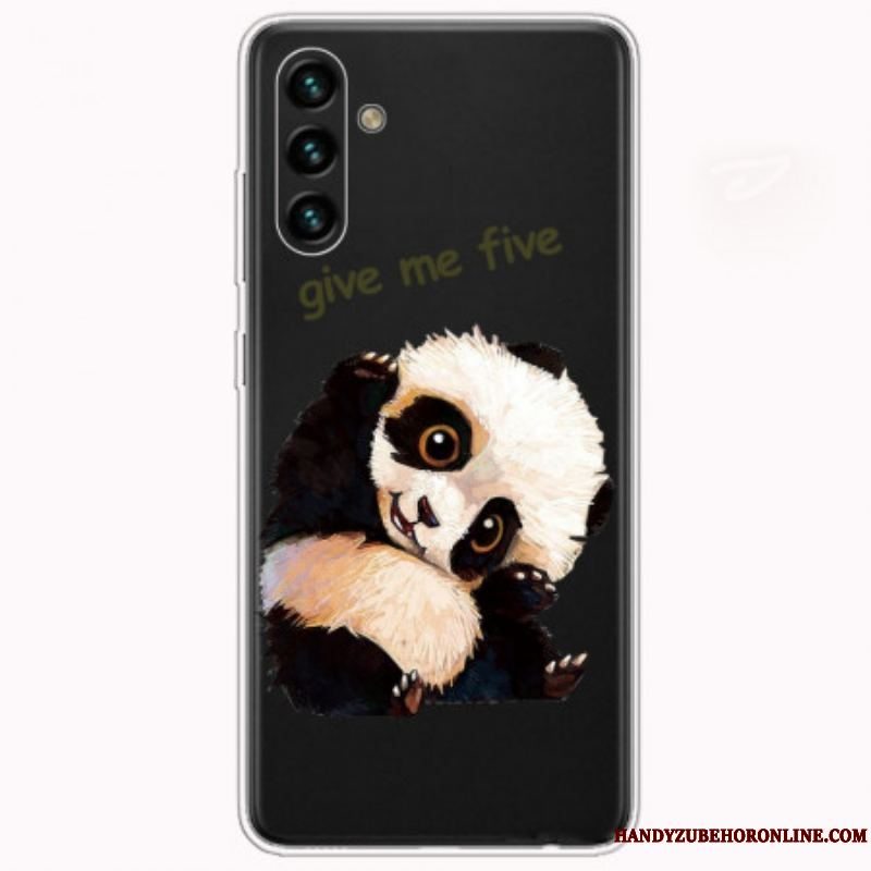 Mobilcover Samsung Galaxy A13 5G / A04s Panda Giv Mig Fem