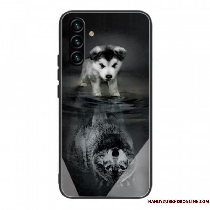 Mobilcover Samsung Galaxy A13 5G / A04s Puppy Dream Hærdet Glas
