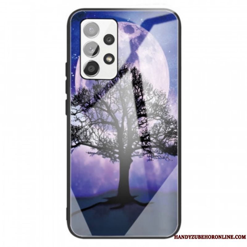 Mobilcover Samsung Galaxy A13 Hærdet Glas Træ