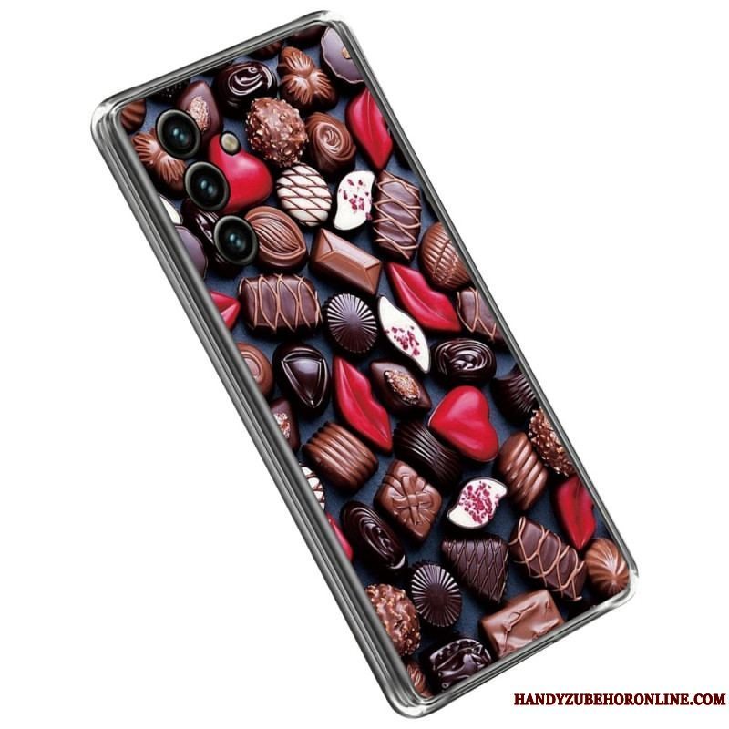 Mobilcover Samsung Galaxy A14 / A14 5G Fleksibel Chokolade