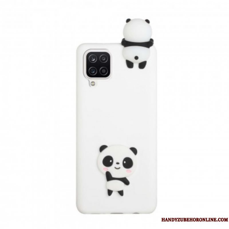 Mobilcover Samsung Galaxy A42 5G Min Panda 3d