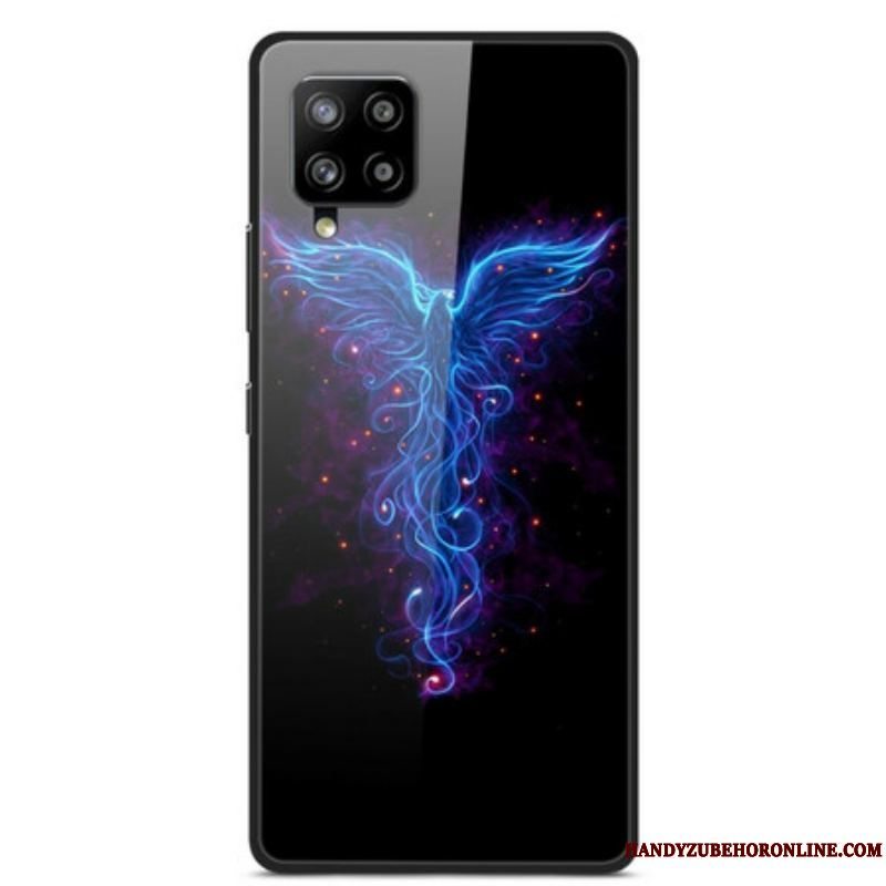 Mobilcover Samsung Galaxy A42 5G Phoenix Hærdet Glas