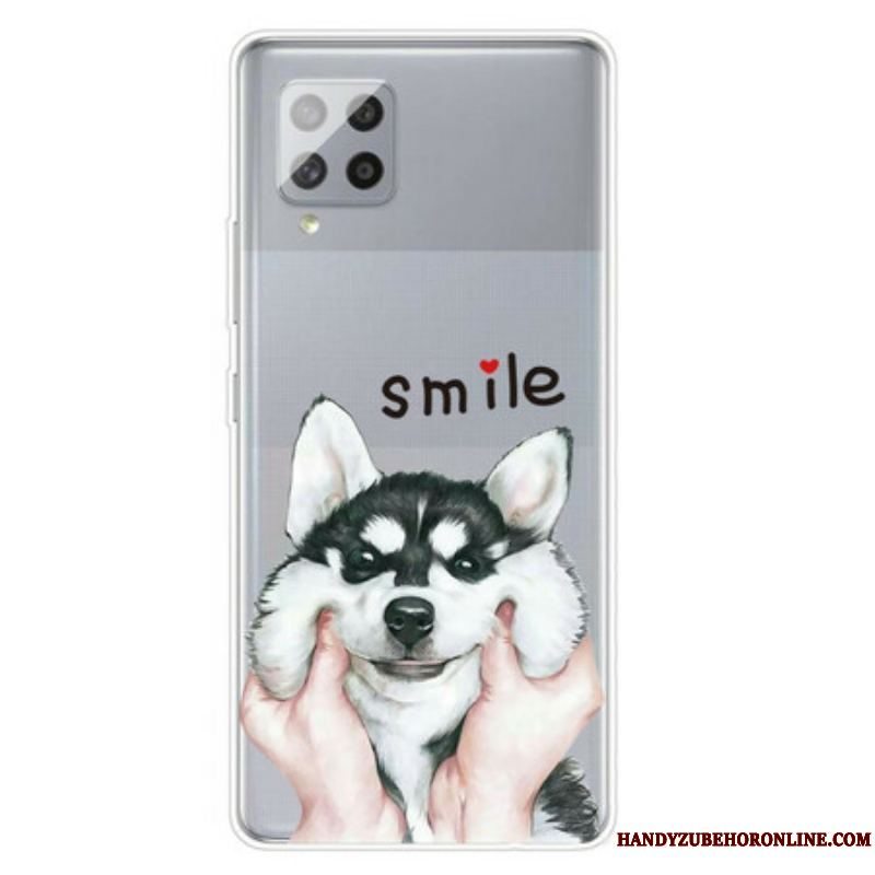 Mobilcover Samsung Galaxy A42 5G Smile Hund