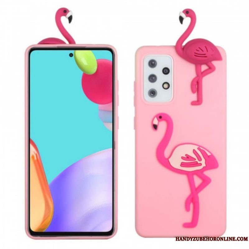 Mobilcover Samsung Galaxy A53 5G 3d Flamingo