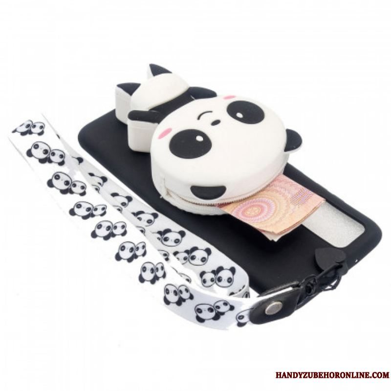 Mobilcover Samsung Galaxy A53 5G 3d Panda Med Karabinhage