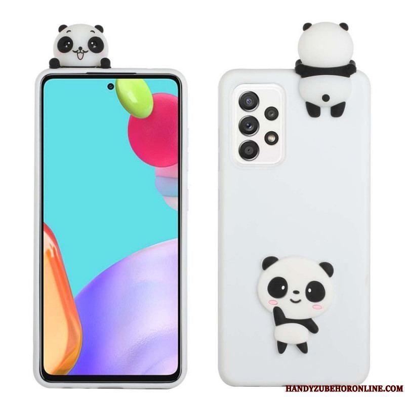 Mobilcover Samsung Galaxy A53 5G Min Panda 3d