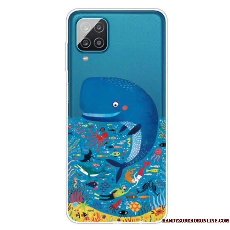 Mobilcover Samsung Galaxy M12 / A12 Marine Verden