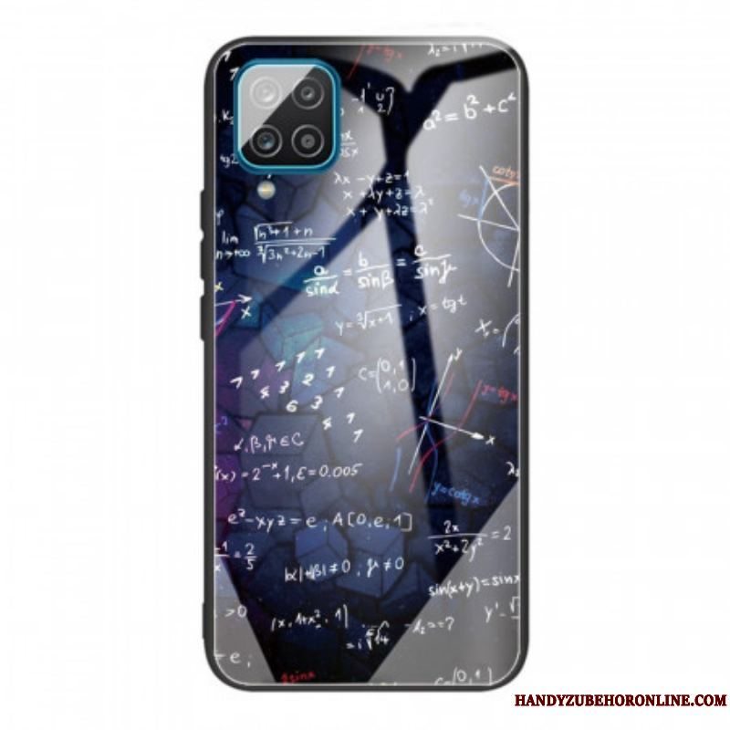 Mobilcover Samsung Galaxy M32 Matematiske Beregninger Af Hærdet Glas
