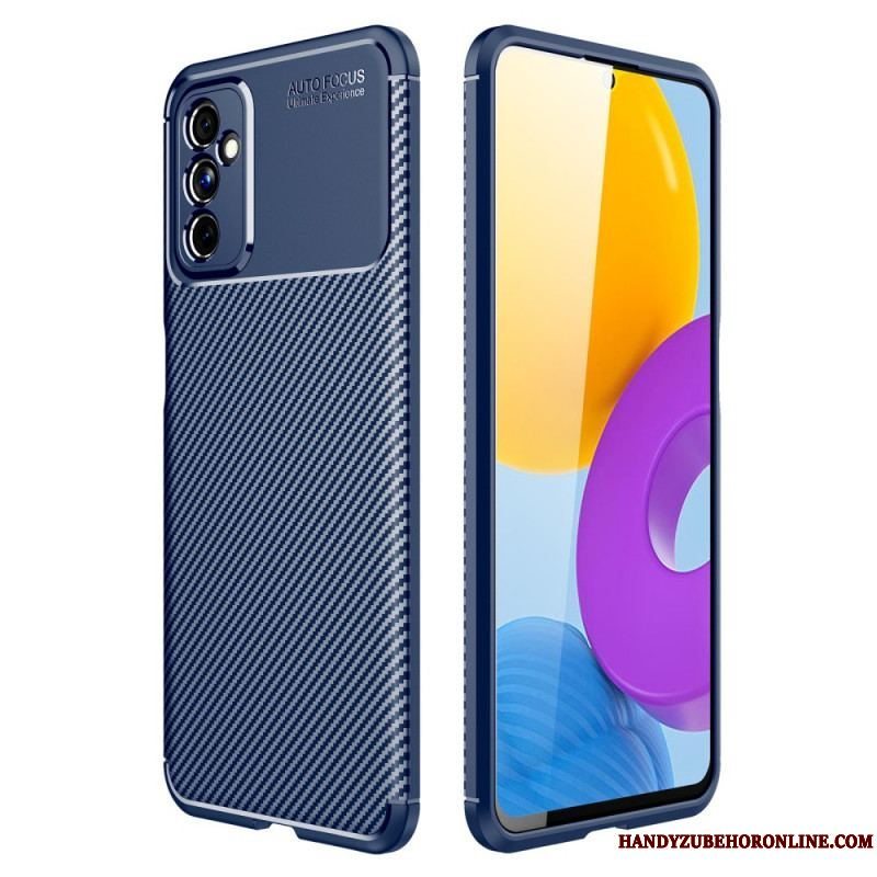 Mobilcover Samsung Galaxy M52 5G Fleksibel Kulfibertekstur