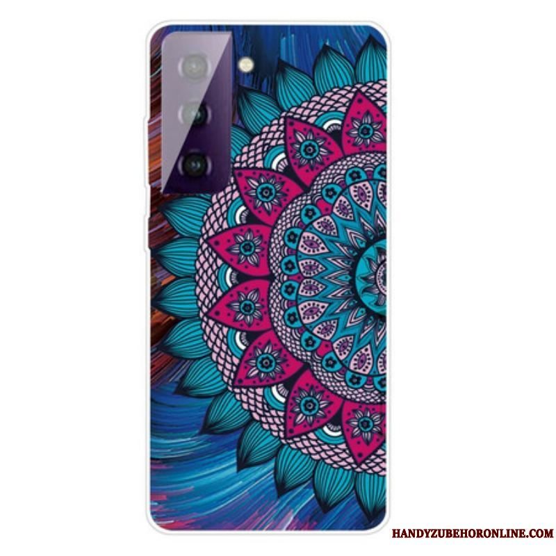 Mobilcover Samsung Galaxy S21 FE Farverig Mandala