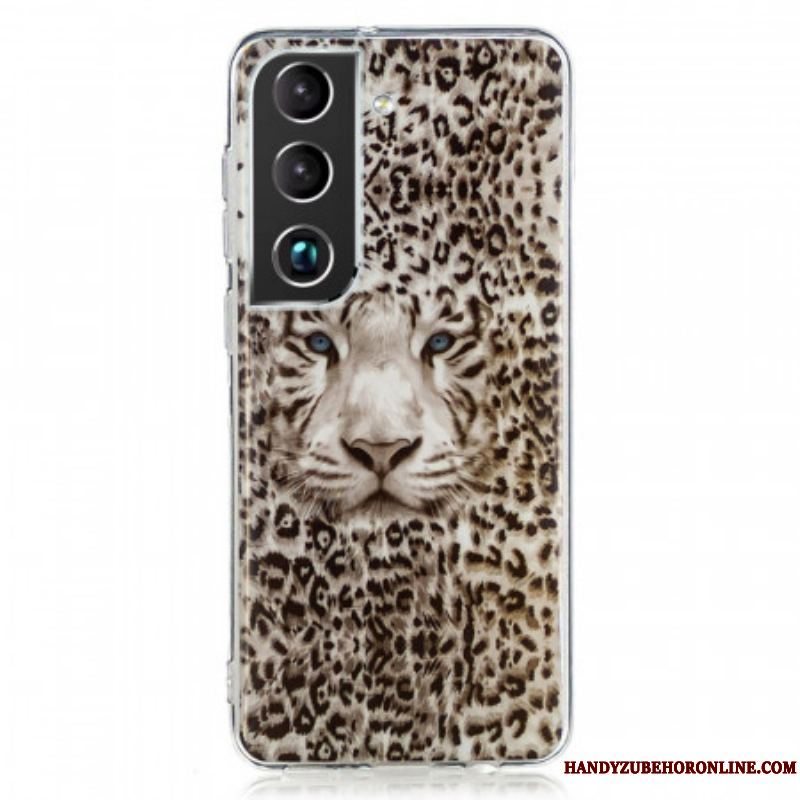 Mobilcover Samsung Galaxy S22 5G Leopard Fluorescerende