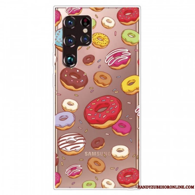 Mobilcover Samsung Galaxy S22 Ultra 5G Elsker Donuts