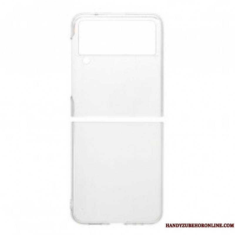 Mobilcover Samsung Galaxy Z Flip 3 5G Flip Cover Gennemsigtig