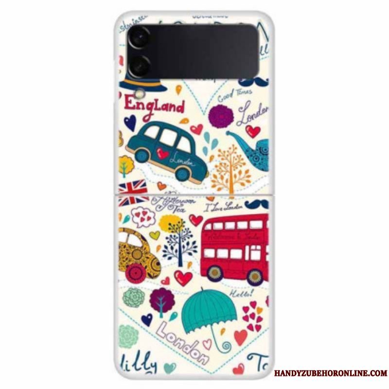 Mobilcover Samsung Galaxy Z Flip 4 Flip Cover London Liv