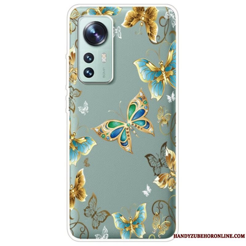 Mobilcover Xiaomi 12 / 12X Flugt Af Sommerfugle