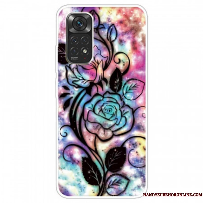 Mobilcover Xiaomi Redmi Note 11 / 11S Blomsterdesign