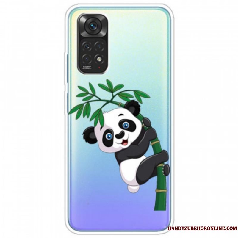 Mobilcover Xiaomi Redmi Note 11 / 11S Panda På Bambus