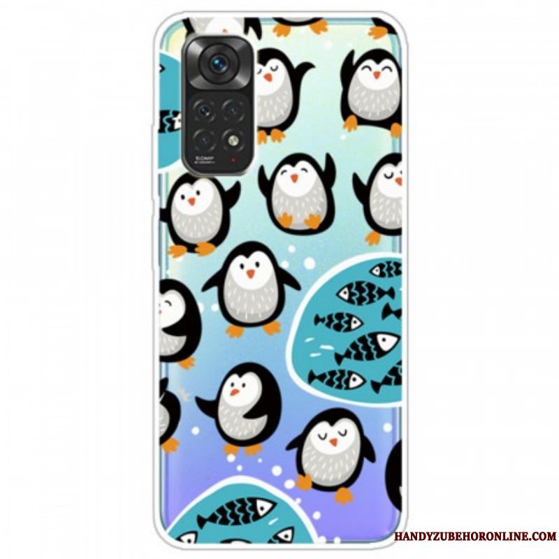 Mobilcover Xiaomi Redmi Note 11 Pro / 11 Pro 5G Pingviner Og Fisk