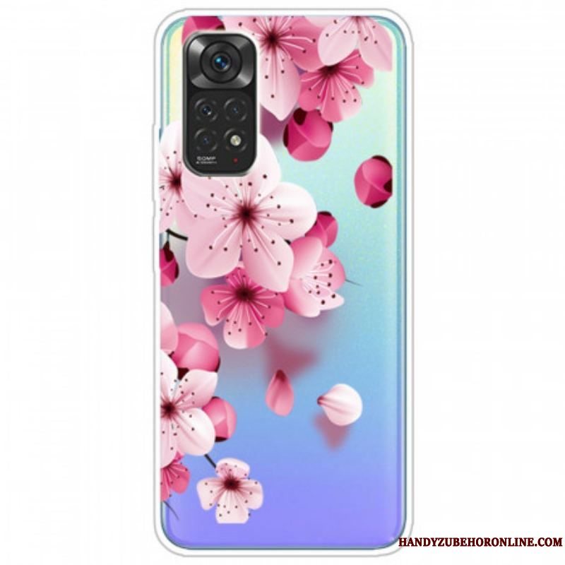 Mobilcover Xiaomi Redmi Note 11 Pro / 11 Pro 5G Små Lyserøde Blomster