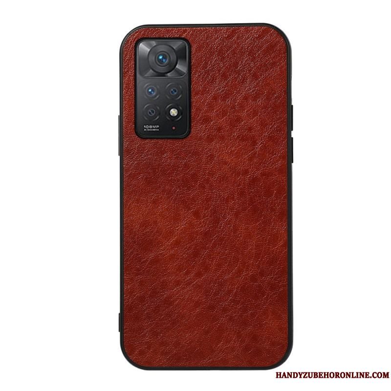 Mobilcover Xiaomi Redmi Note 11 Pro / 11 Pro 5G Tekstureret Kunstlæder