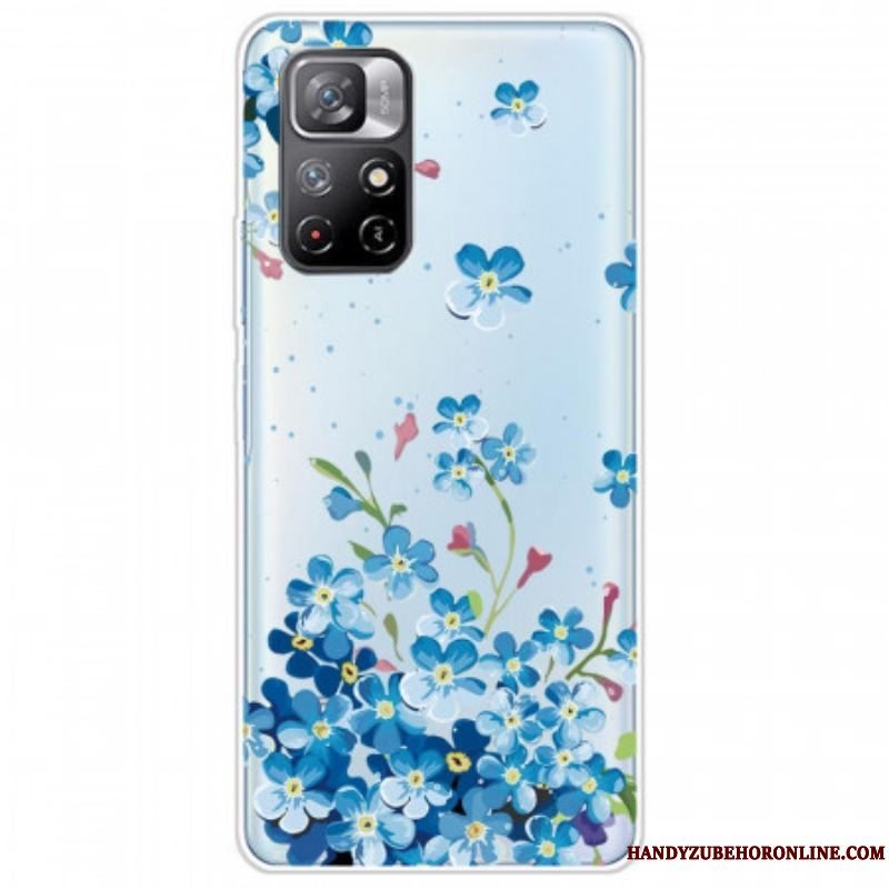 Mobilcover Xiaomi Redmi Note 11 Pro Plus 5G Buket Blå Blomster