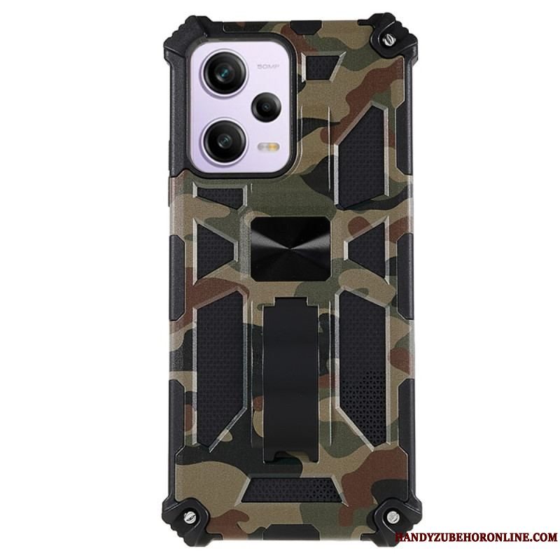 Mobilcover Xiaomi Redmi Note 12 5G Camouflage Aftagelig Støtte
