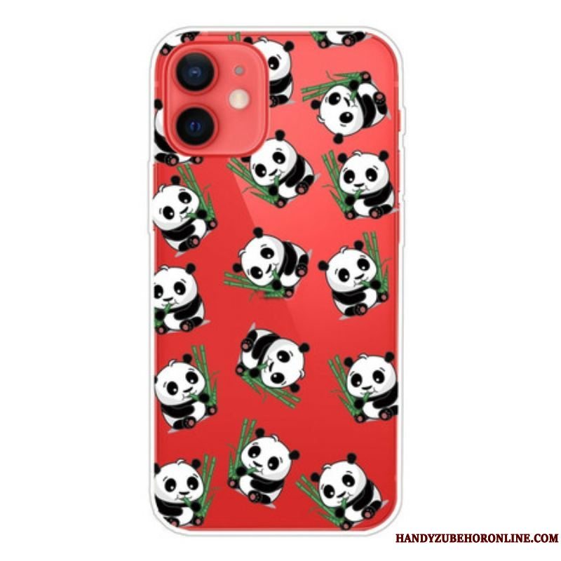 Mobilcover iPhone 13 Mini Små Pandaer
