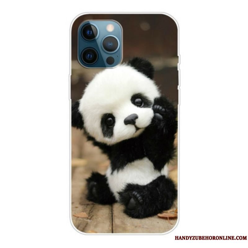 Mobilcover iPhone 13 Pro Max Fleksibel Panda