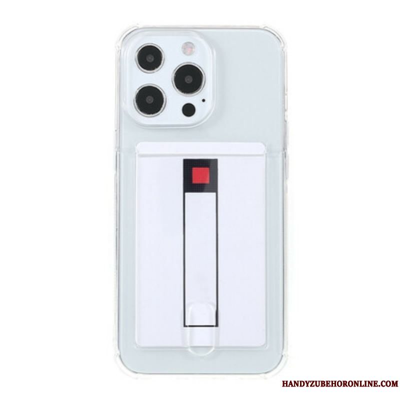 Mobilcover iPhone 13 Pro Transparent Farvekortholder