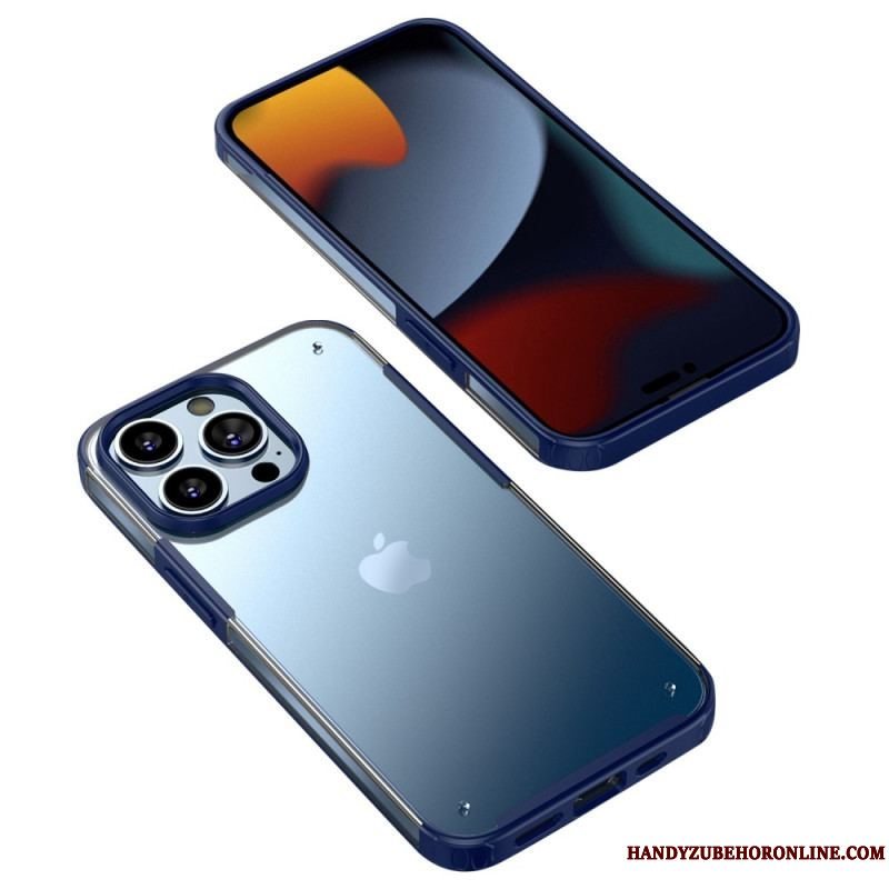 Mobilcover iPhone 14 Pro Max Gennemsigtige Silikonekanter