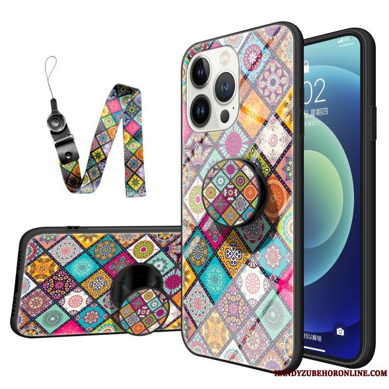 Mobilcover iPhone 15 Pro Patchwork